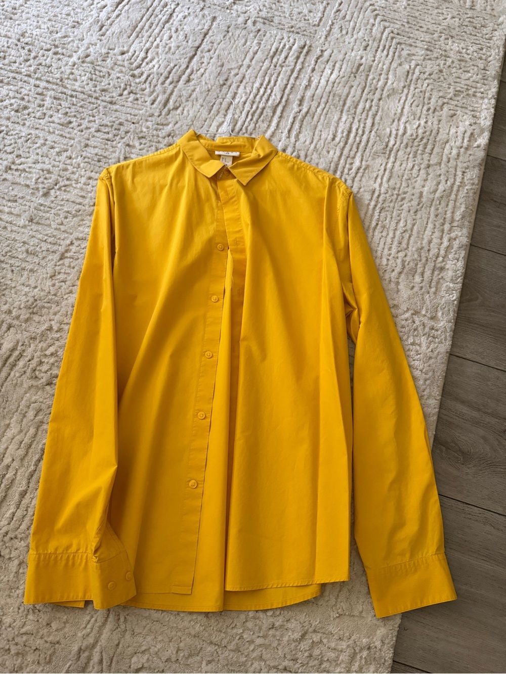 Marni Vibrant Yellow Long-Sleeve Button-Down Shirt